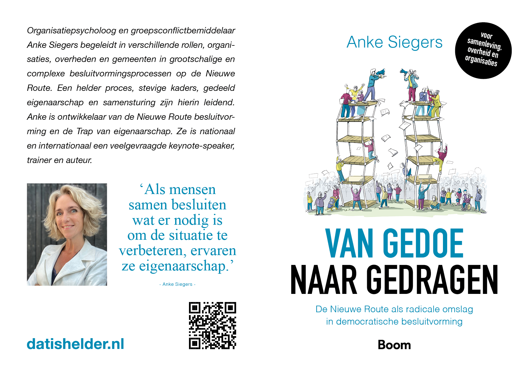 Miniboekje Van gedoe naar gedragen — voorzijde