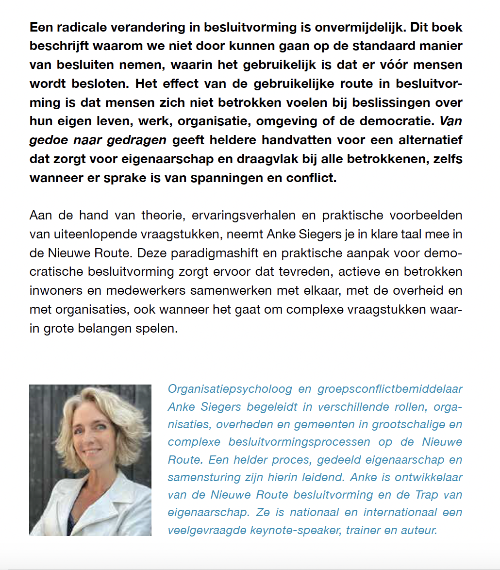 Van gedoe naar gedragen
